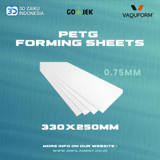 Original Vaquform DT2 PETG Forming Sheets 0.75 mm Thickness